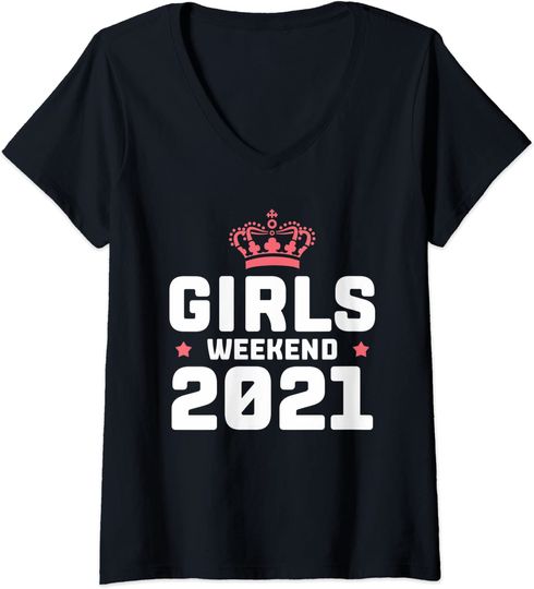 Discover T-shirt de Mulher Girls Weekend 2021