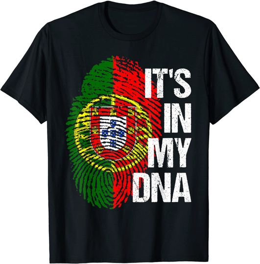 Discover T-shirt Unissexo Portugal Its In My DNA