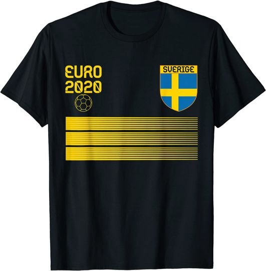 Discover Sweden Football Jersey Sverige Soccer T-Shirt