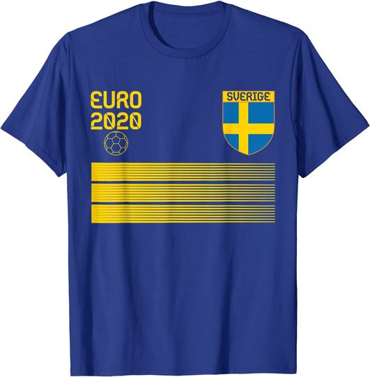 Discover Sweden Football Jersey Sverige Soccer T-Shirt
