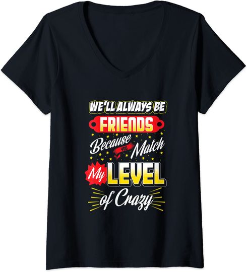 Discover T-shirt de Mulher Somos Amigos Sempre