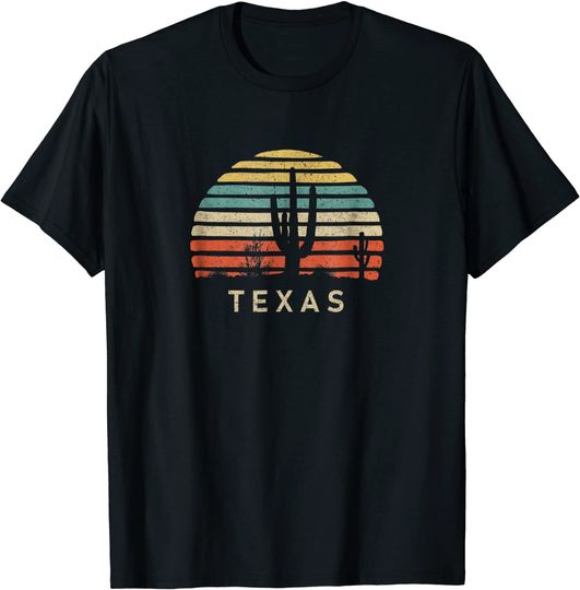 Discover Texas Vintage 1980s Style Desert T Shirt