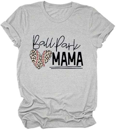 Discover T-shirt de Mulher Dia das Mães Ball Park Mama