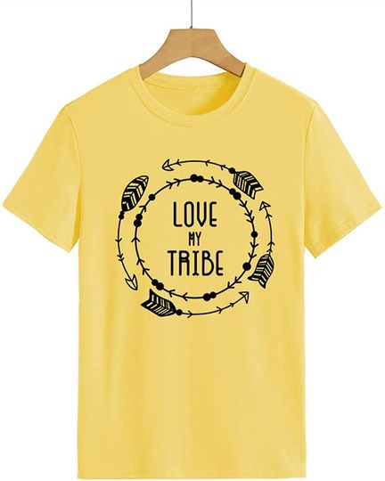 Discover T-shirt Unissexo com Círculo de Amor Love My Tribe