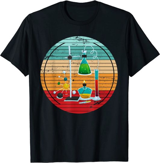 Discover T-shirt Unissexo com Laboratório de Química