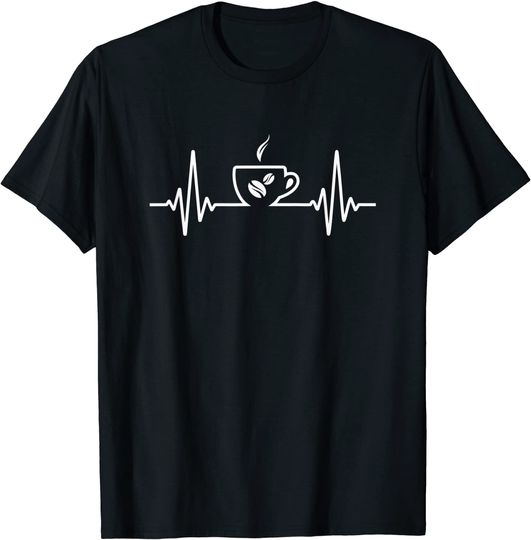 Discover T-shirt Unissexo Café no Meu Coração