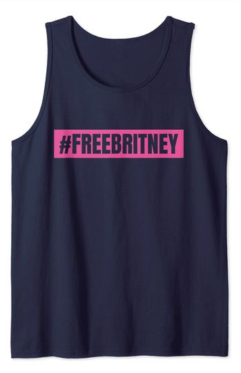 Camisola sem Mangas Unissexo Hashtag Free Britney