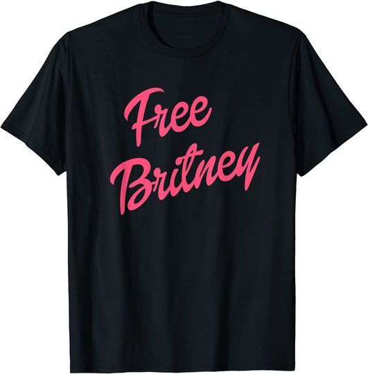 Discover T-shirt Unissexo de Manga Curta Free Britney