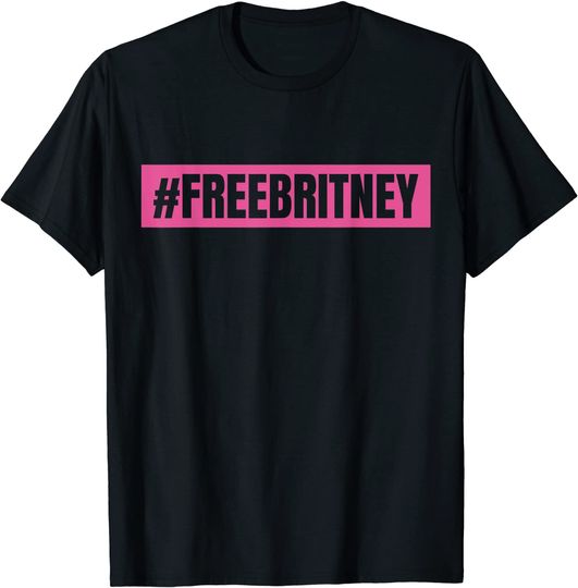 Discover T-shirt Unissexo Hashtag Free Britney