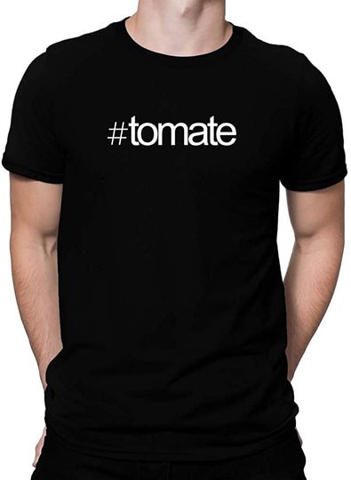 Discover Camisete de Homem com Hashtag Tomate