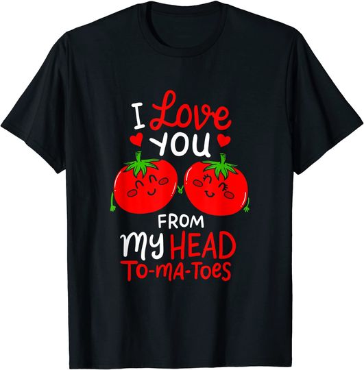 T-shirt Unissexo com Amor de Tomate I Love you