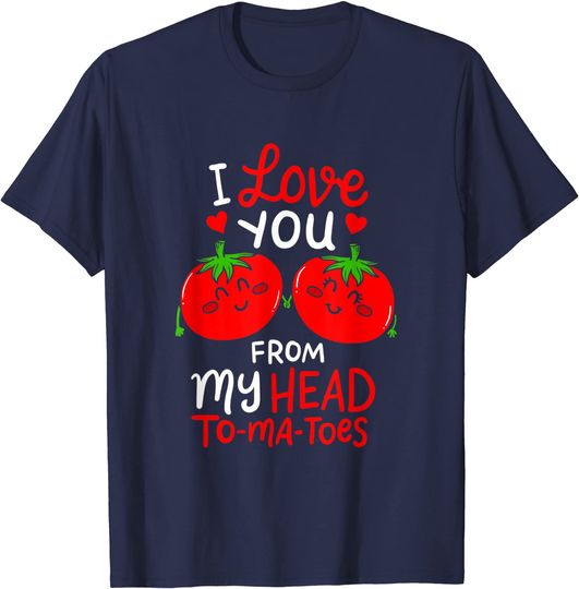Discover T-shirt Unissexo com Amor de Tomate I Love you
