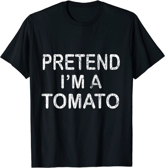 Discover T-shirt Unissexo de Manga Curta Pretend I’m A Tomato