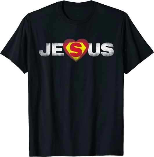 Discover T-shirt Unissexo Jesus É meu Super-Herói