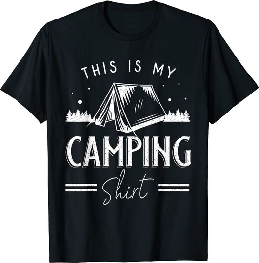 Discover T-shirt Unissexo Esta É a minha T-shirt de Acampamento