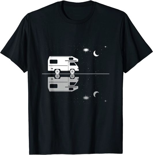 Discover T-shirt Unissexo Caravana na Estrela e Céu