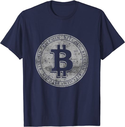 Discover T-shirt Unissexo Bitcoin Vintage