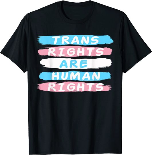 Discover T-shirt Unissexo Trans Rights Are Human Rights Orgulho LGBT
