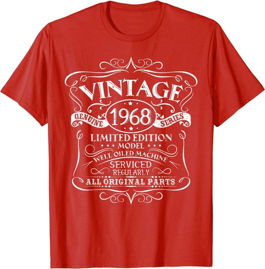 Discover T-shirt Unissexo Presentes de Aniversário Cassetes de 1968