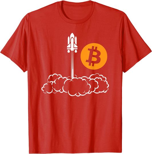 Discover T-shirt Unissexo Bitcoin para a Outra Planeta