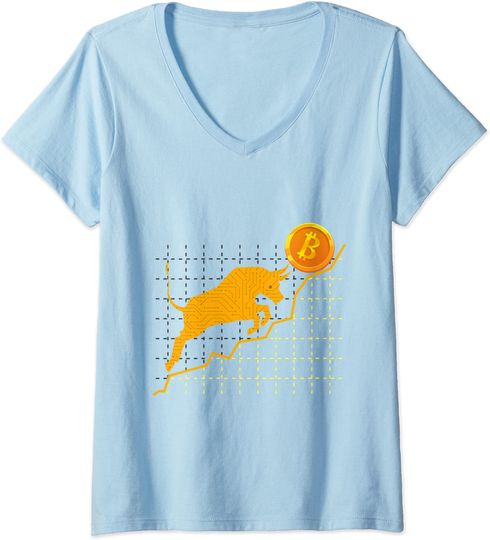 Discover T-shirt de Mulher com Criptomoeda Digital