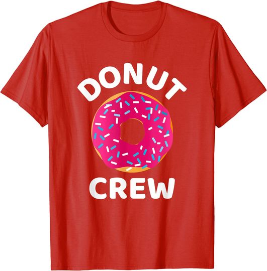 Discover T-shirt Unissexo de Manga Curta Donut Crew