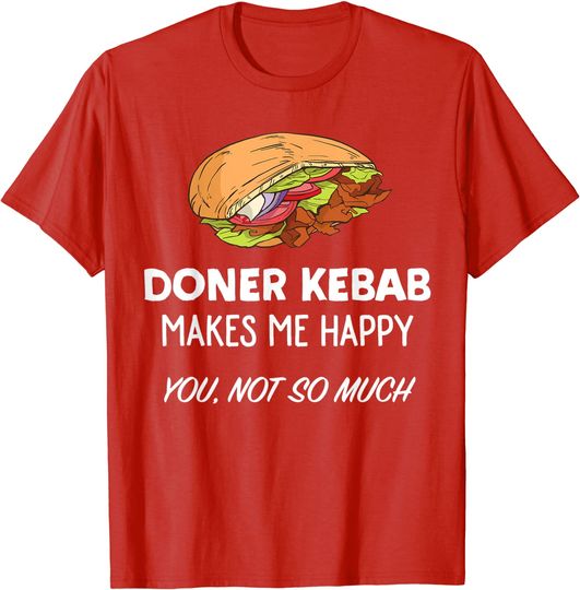 Discover T-shirt Unissexo com Doner Kebab Presentes do Amor