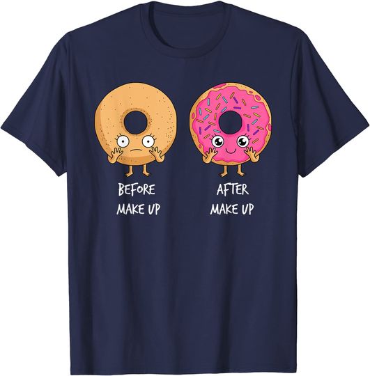 Discover T-shirt Unissexo com Donut Magia da Maquiagem