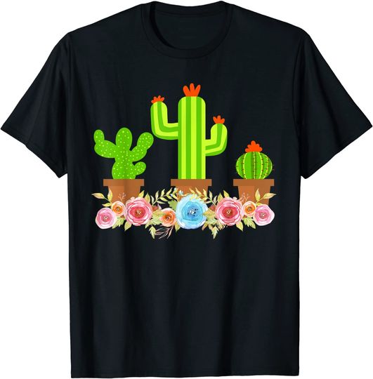 T-shirt Unissexo Flor De Cacto Bonito
