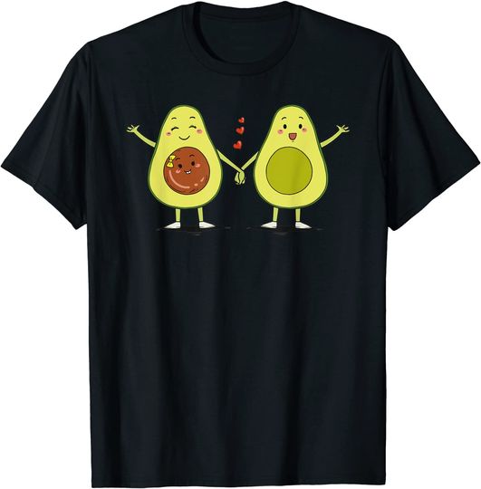 Discover T-shirt Unissexo Avocado de Amor Presente no Dia dos Namorados