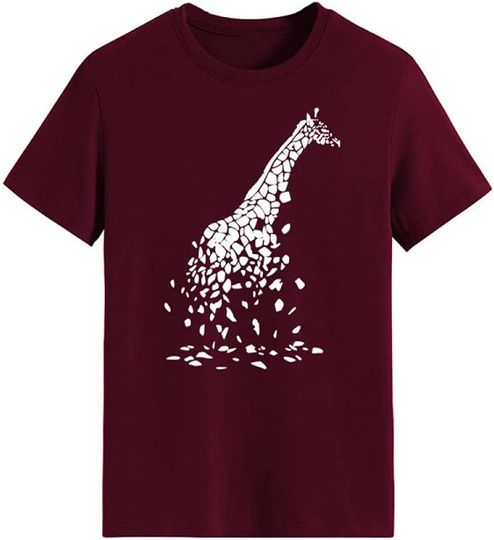 Discover T-shirt de Mulher com Estampa de Girafa