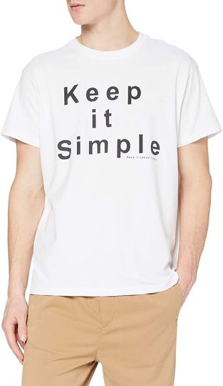 Discover Camisete de Homem Keep It Simple