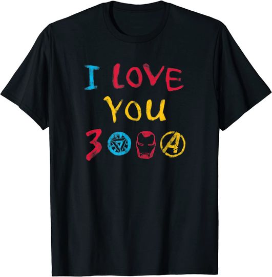 Discover T-shirt Unissexo I Love You 3000 Endgame