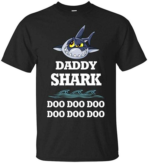 Discover T-shirt de Homem com Tubarão Daddy Shark Doo Doo Doo