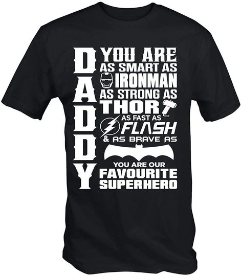 Discover T-shirt de Homem Dad Superhero