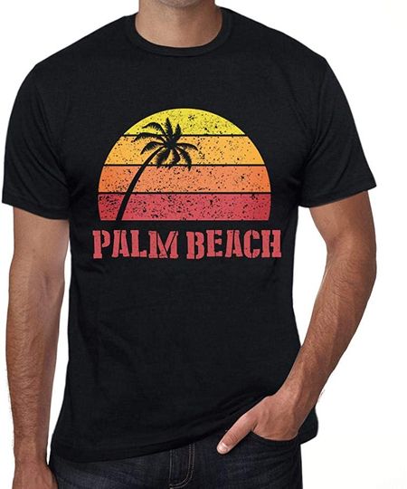 Discover Camisete de Homem Vintage Palm Beach