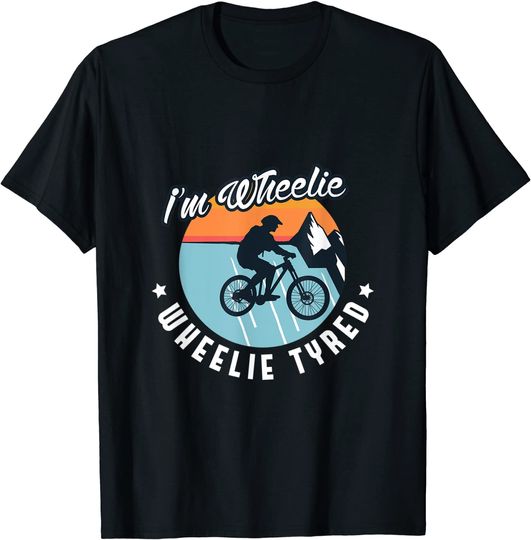 Discover T-shirt Unissexo com Bicicleta Sou Wheelie Wheelie Cansado