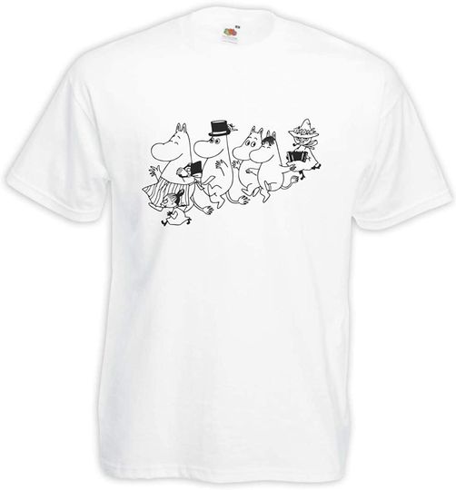 Discover Camisete da Família de Manga Curta com Estampa de Moomin