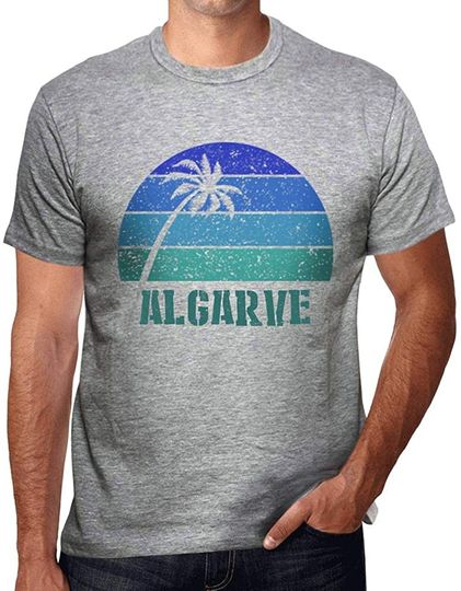 Discover T-shirt de Homem de Manga Curta Viagem Algarve