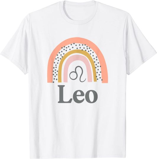 Discover T-shirt Unissexo Horóscopo do Signo do Zodíaco Leo Presente do Aniversário