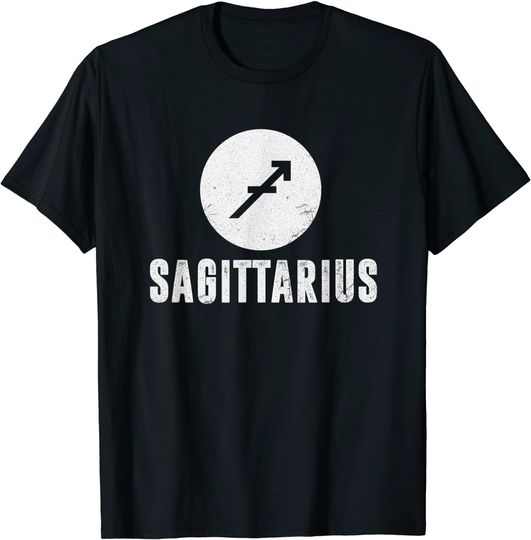 Discover T-shirt Unissexo Signo do Zodíaco Horóscopo de Sagitário