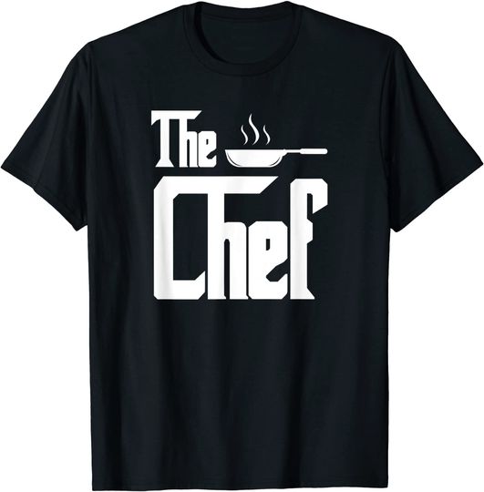 T-shirt Unissexo Simples The Chef Cozinha