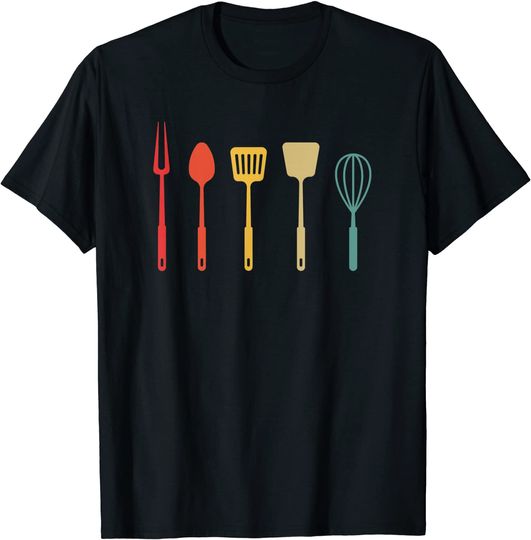 Discover T-shirt Unissexo Cozinheiro Divertido Chefe de Cozinha