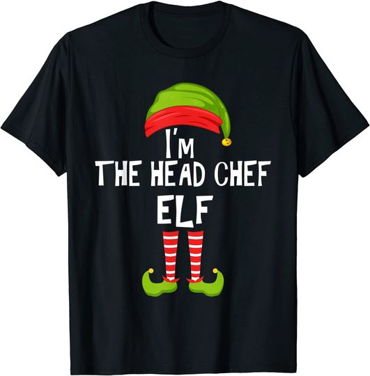T-shirt Unissexo Sou O Chefe de Cozinha da Festa de Natal da Família