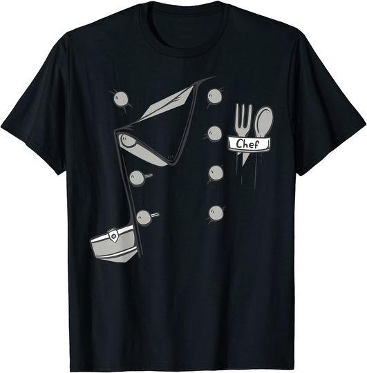 Discover T-shirt Unissexo Divertido Chefe de Cozinha de Hallowen