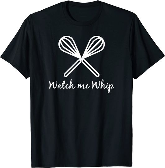 Discover T-shirt Unissexo Cozinha Watch Me Whip