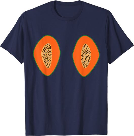 Discover T-shirt Unissexo Divertido com Duas Papaias