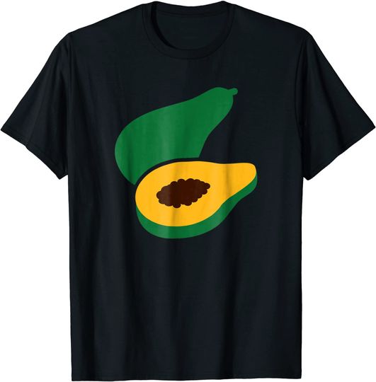 Discover T-shirt Unissexo Simples Fruta de Verão Papaia