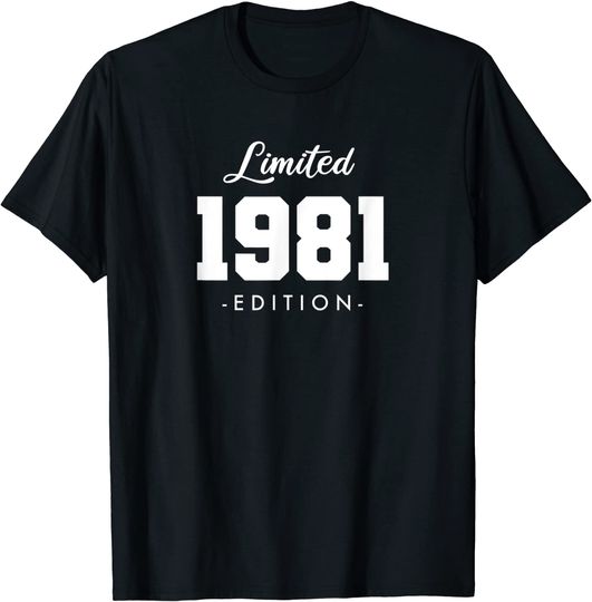 Discover T-shirt Unissexo Edição Limitada 40 Aniversários