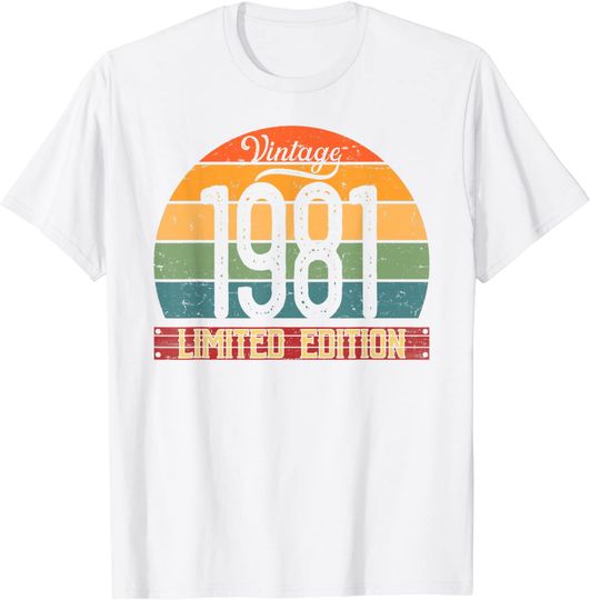 Discover T-shirt Unissexo de Edição Limitada Vintage 1981